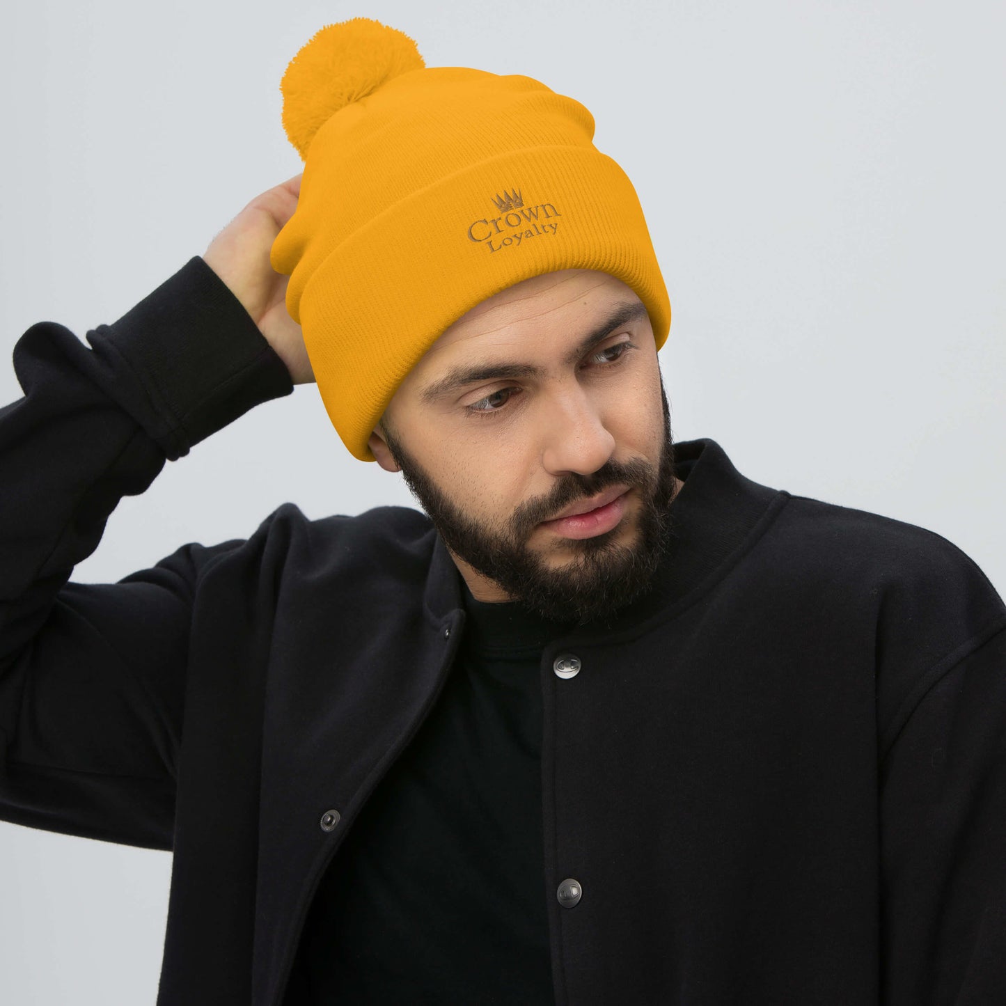 SHARP Pom-Pom Beanie
