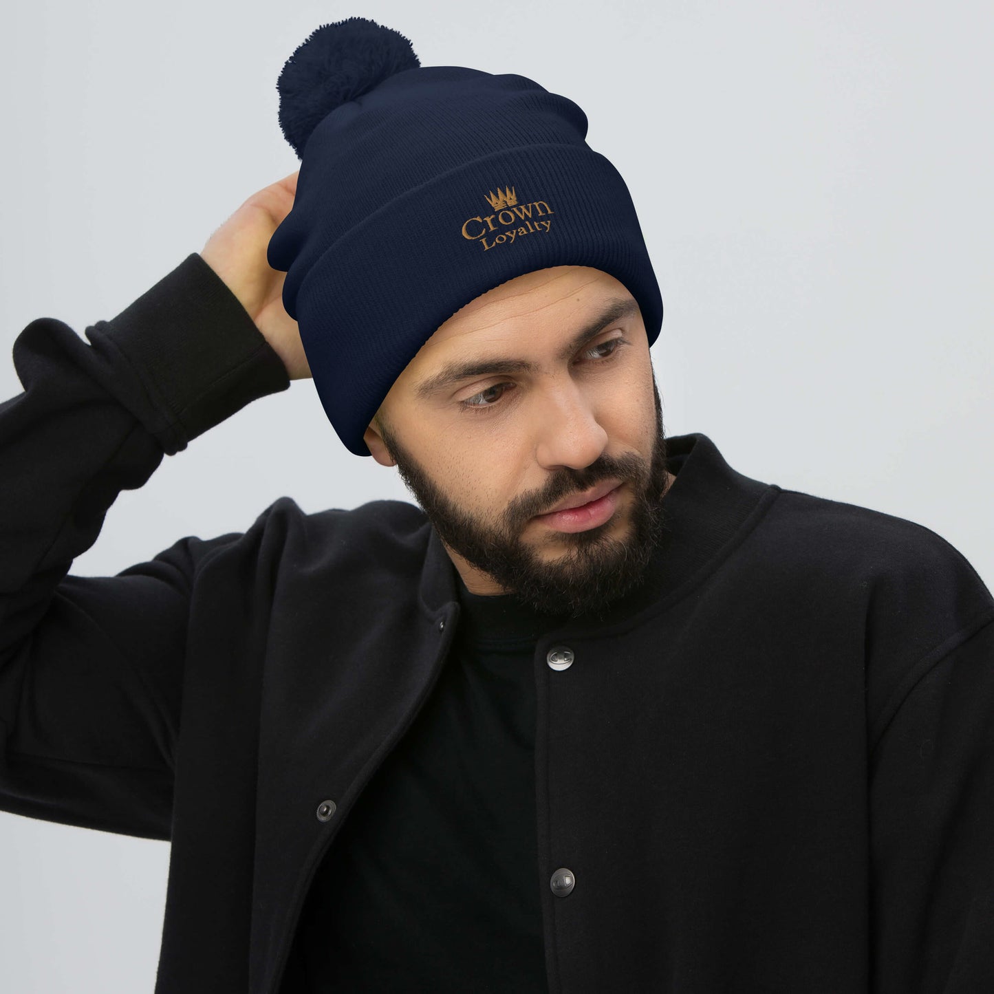 SHARP Pom-Pom Beanie