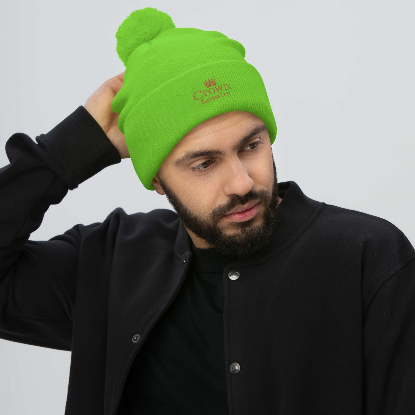 SHARP Pom-Pom Beanie