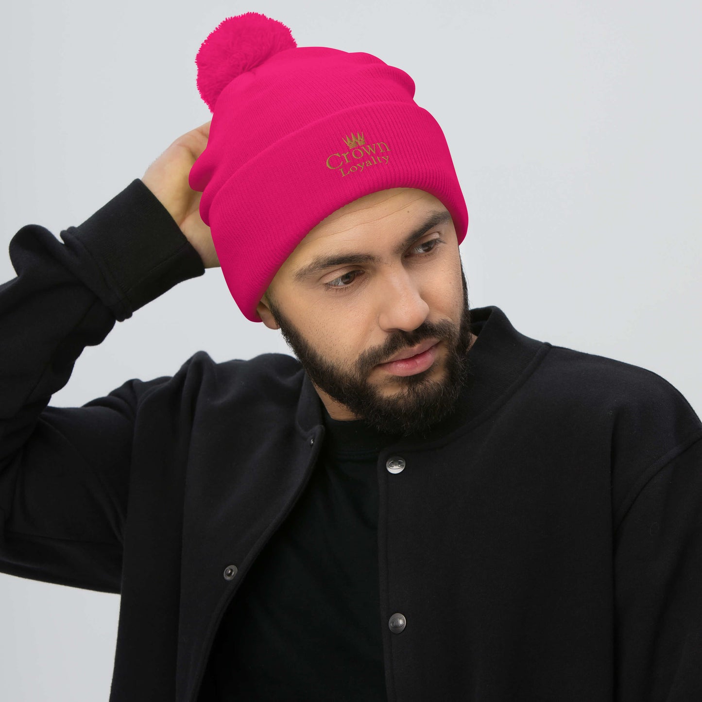 SHARP Pom-Pom Beanie