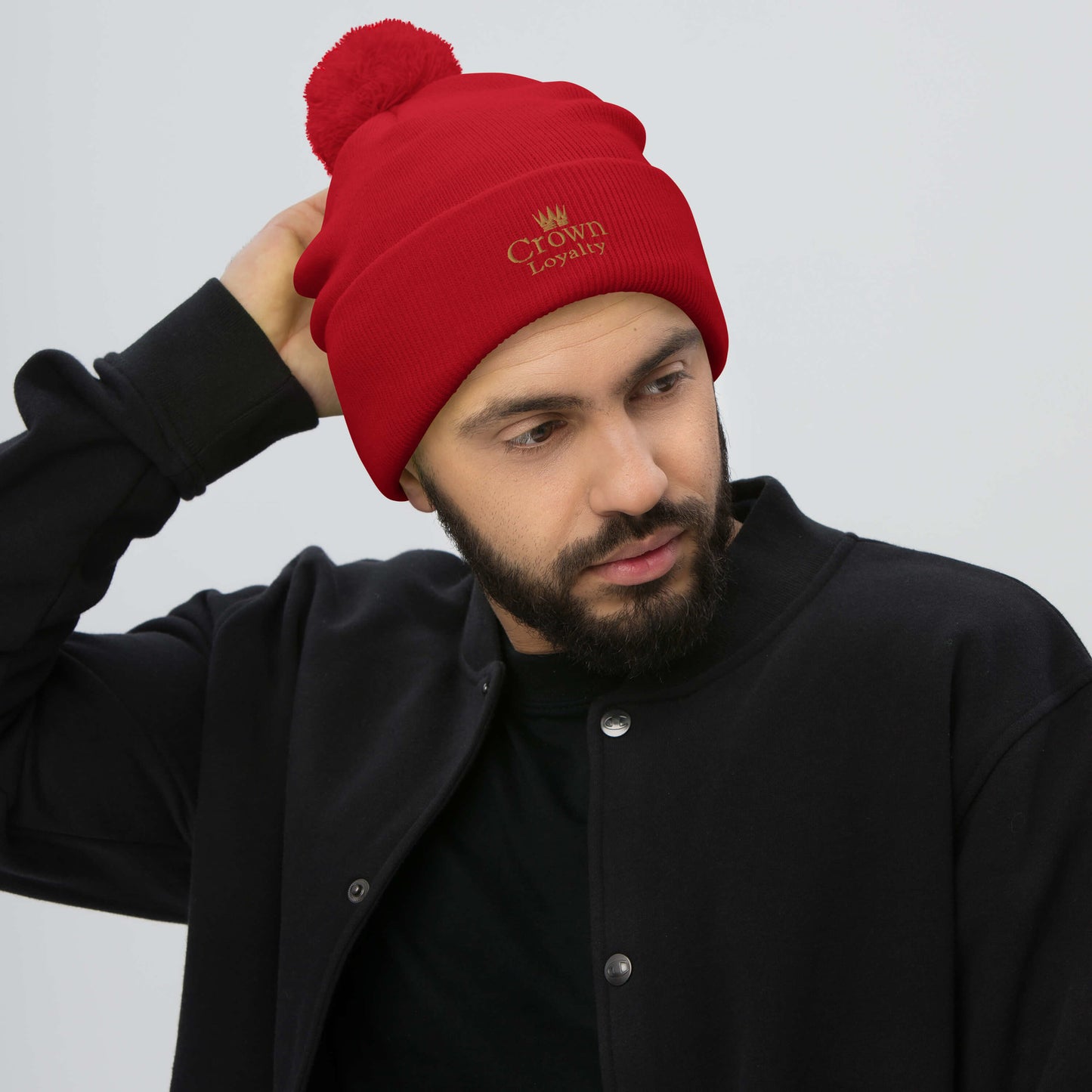 SHARP Pom-Pom Beanie