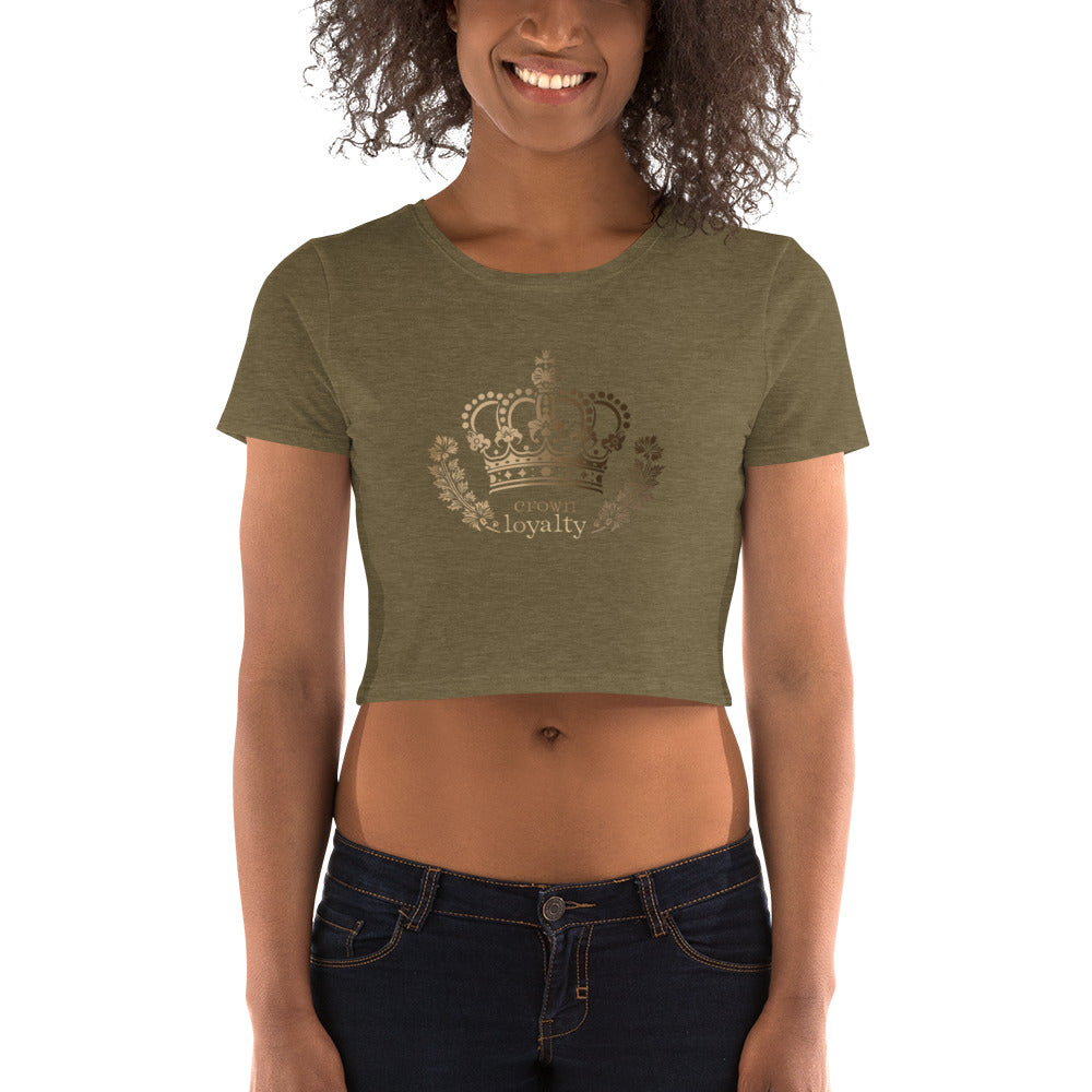 Golden Crown Crop Tee