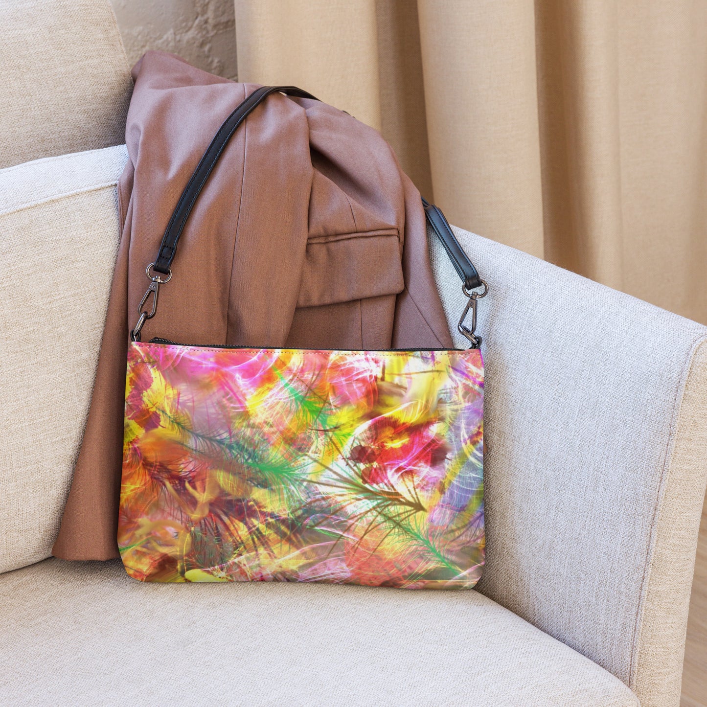 "A. Morrison" Design Jungle Cross-Body Bag