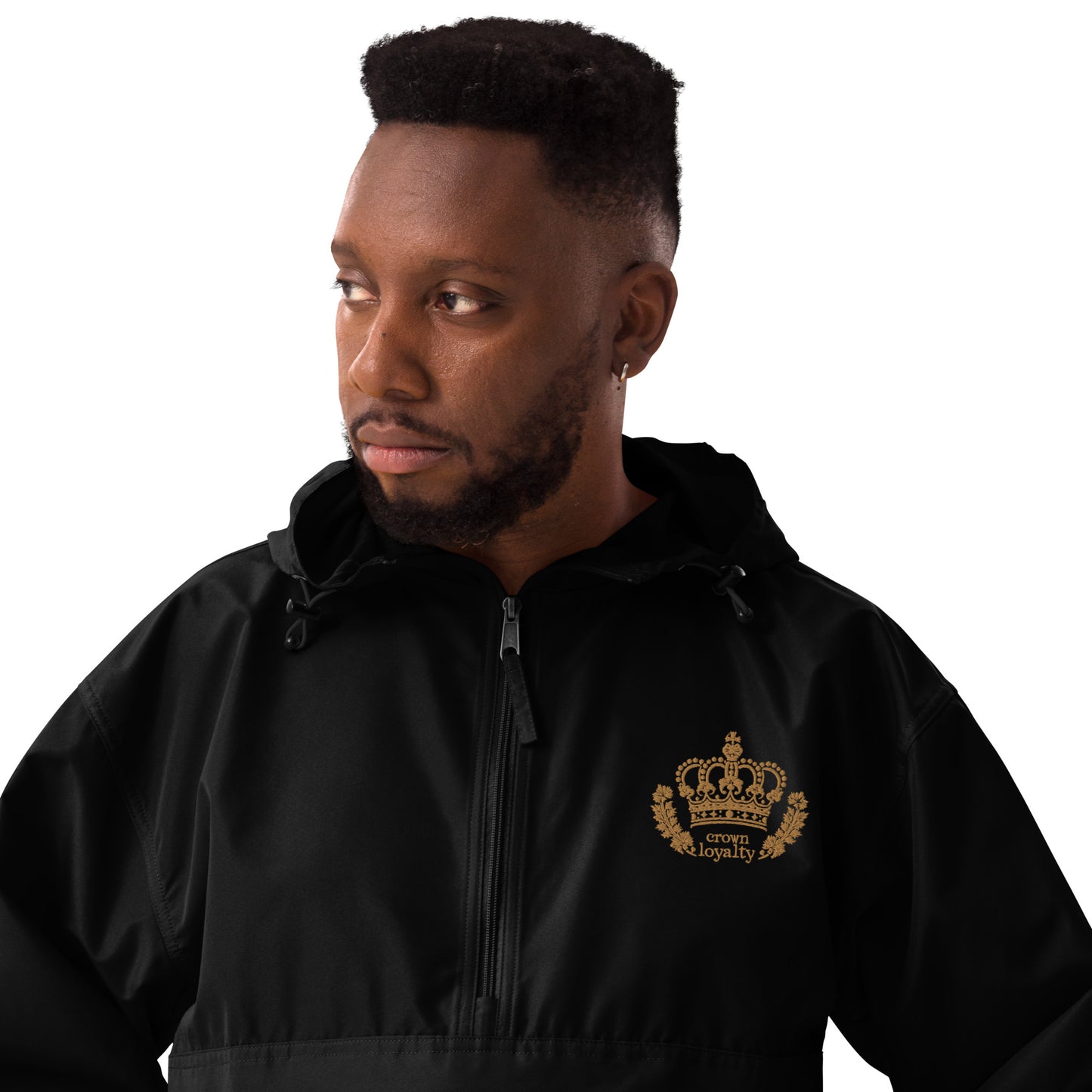 Golden Crown Embroidered Champion Jacket