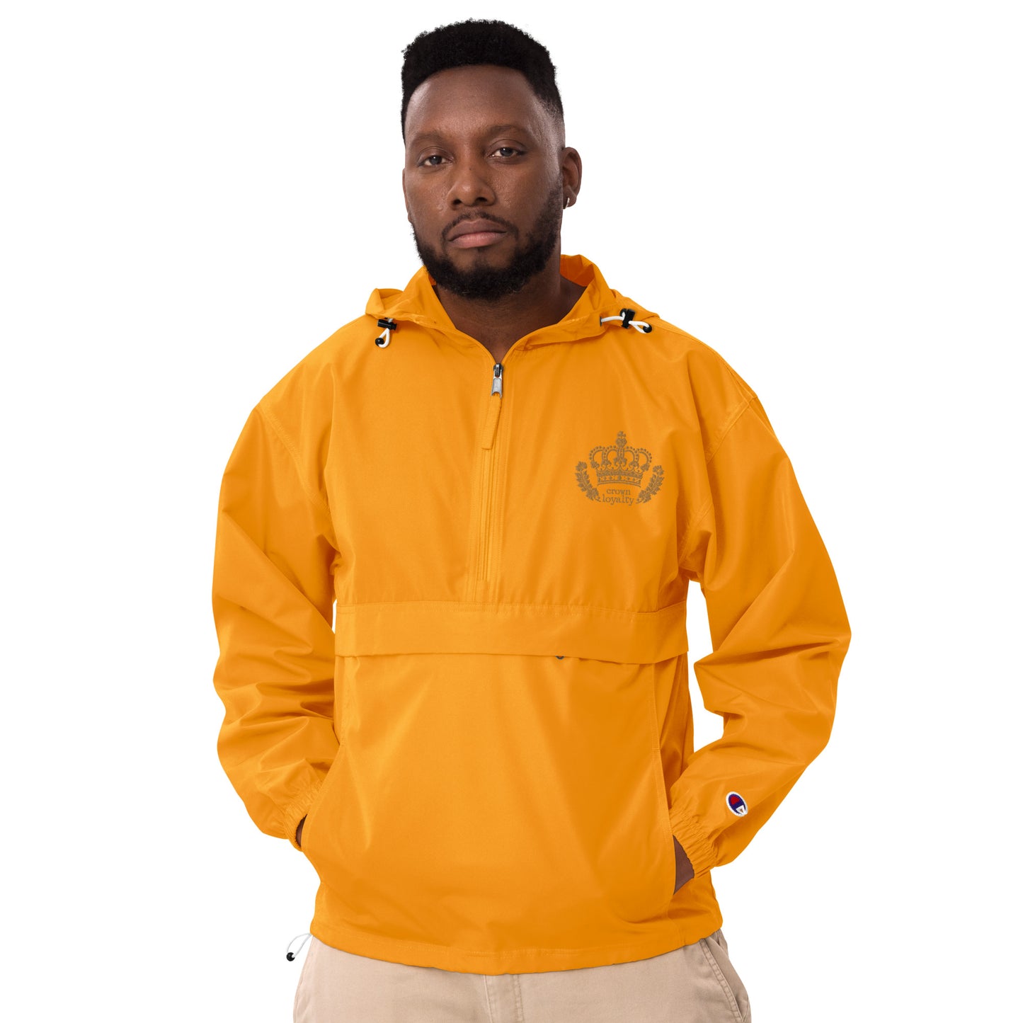 Golden Crown Embroidered Champion Jacket