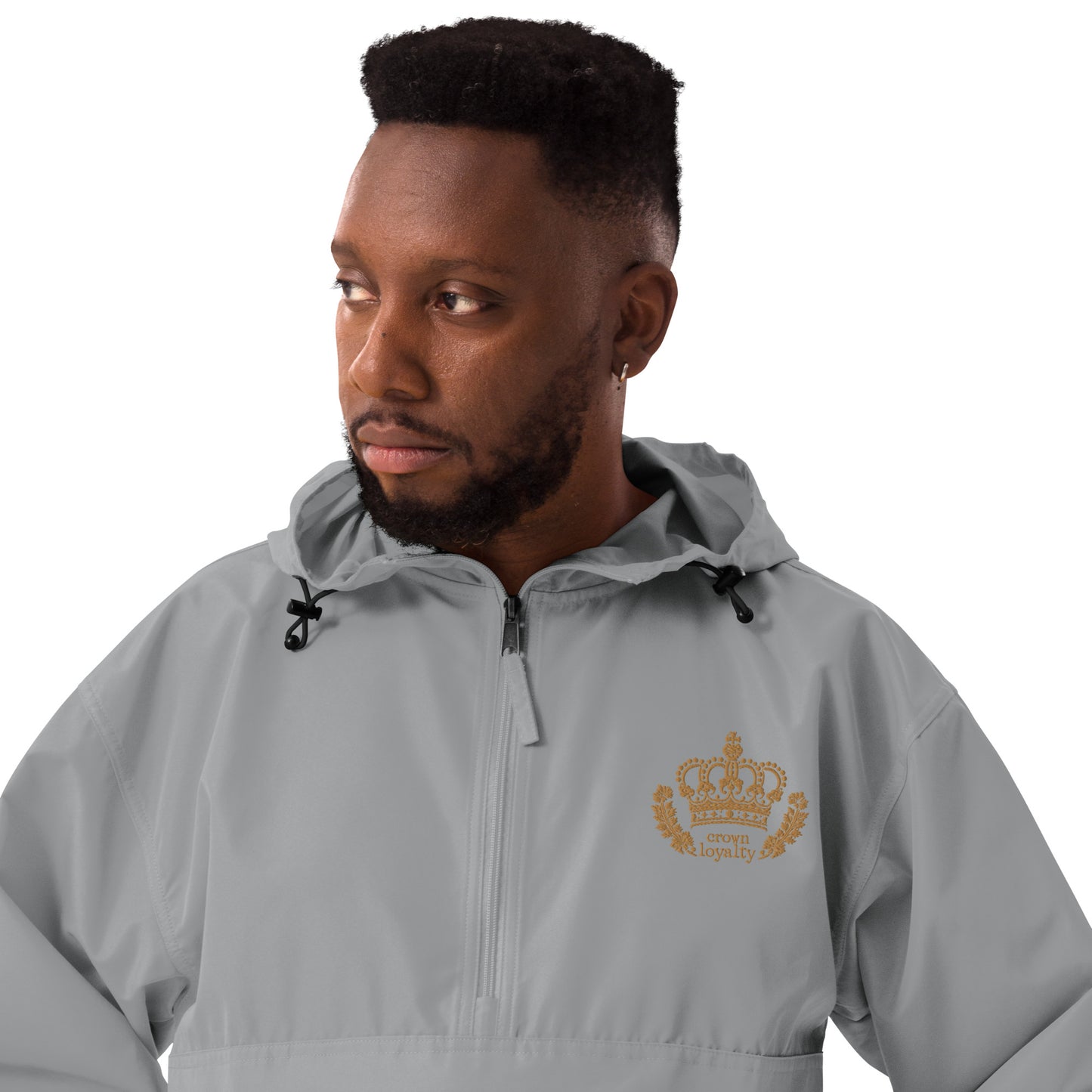 Golden Crown Embroidered Champion Jacket