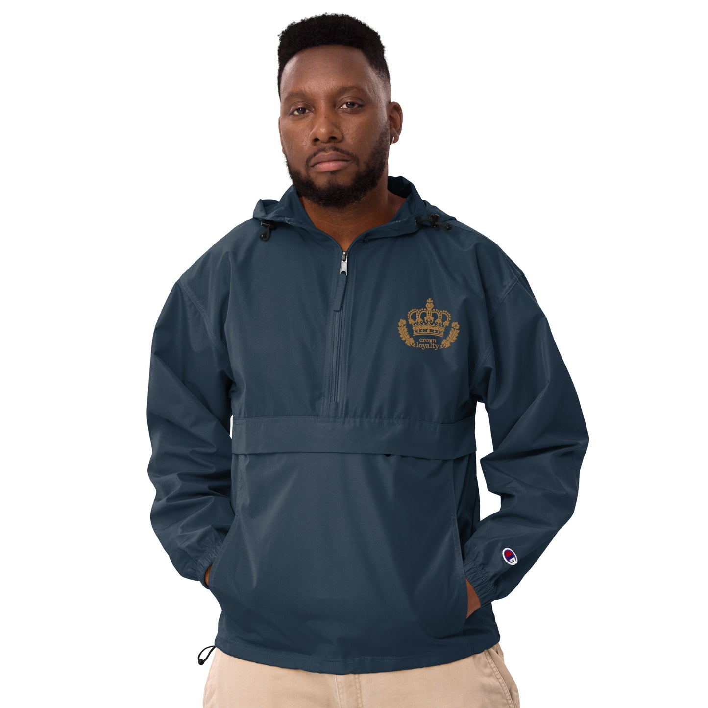 Golden Crown Embroidered Champion Jacket