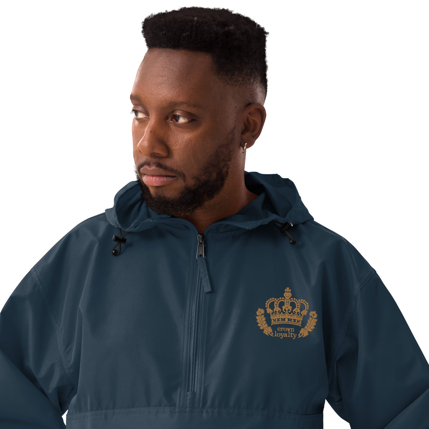 Golden Crown Embroidered Champion Jacket