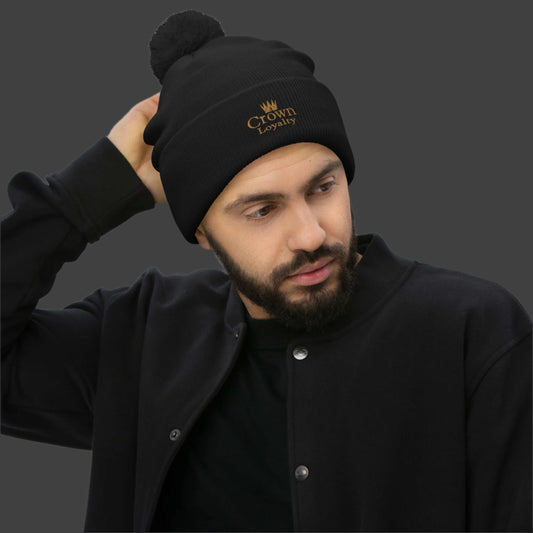 SHARP Pom-Pom Beanie