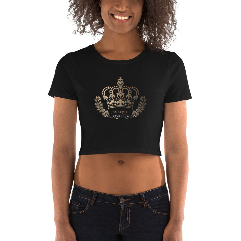 Golden Crown Crop Tee
