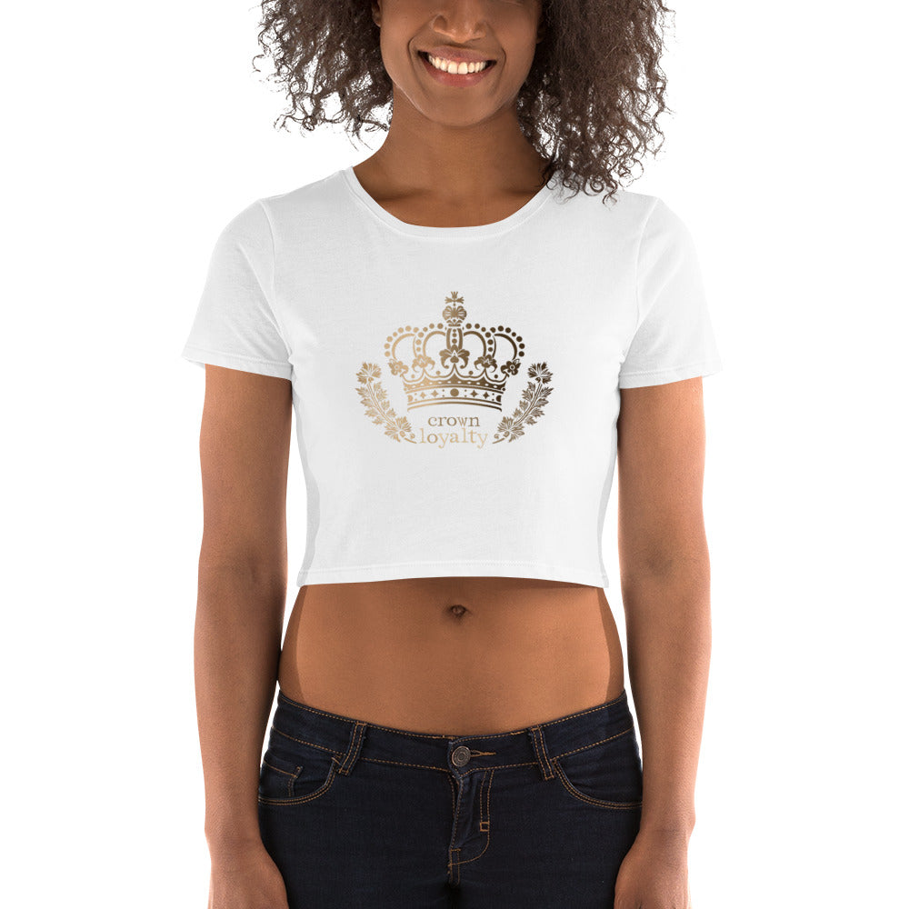 Golden Crown Crop Tee